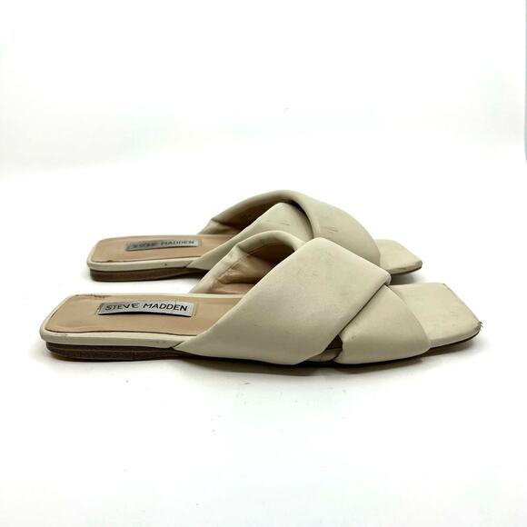 Steve Madden Mayra Sandals Cream Women's 6.5 US - Picture 6 of 10